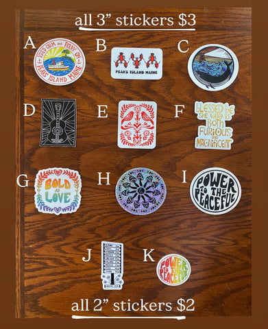 Individual Stickers