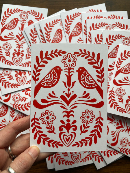 Greeting Cards - Folk Art (set of three)
