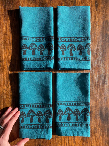 Mushroom Cloth Napkins (set of four)