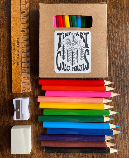 tiny color pencils