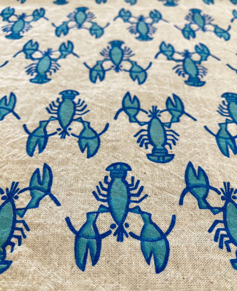Tea Towel - Blue Lobsters
