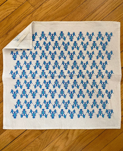 Tea Towel - Blue Lobsters