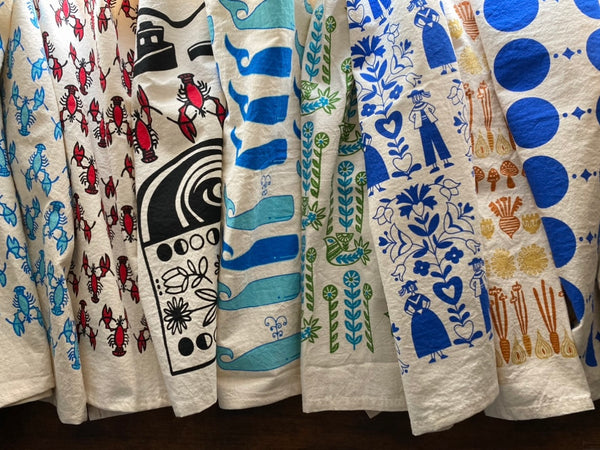 Tea Towel - Blue Lobsters