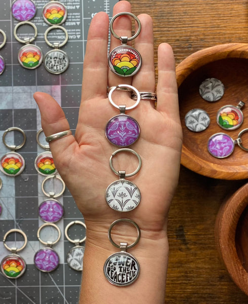 Keychains (four design choices)