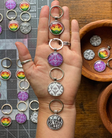 Keychains (four design choices)