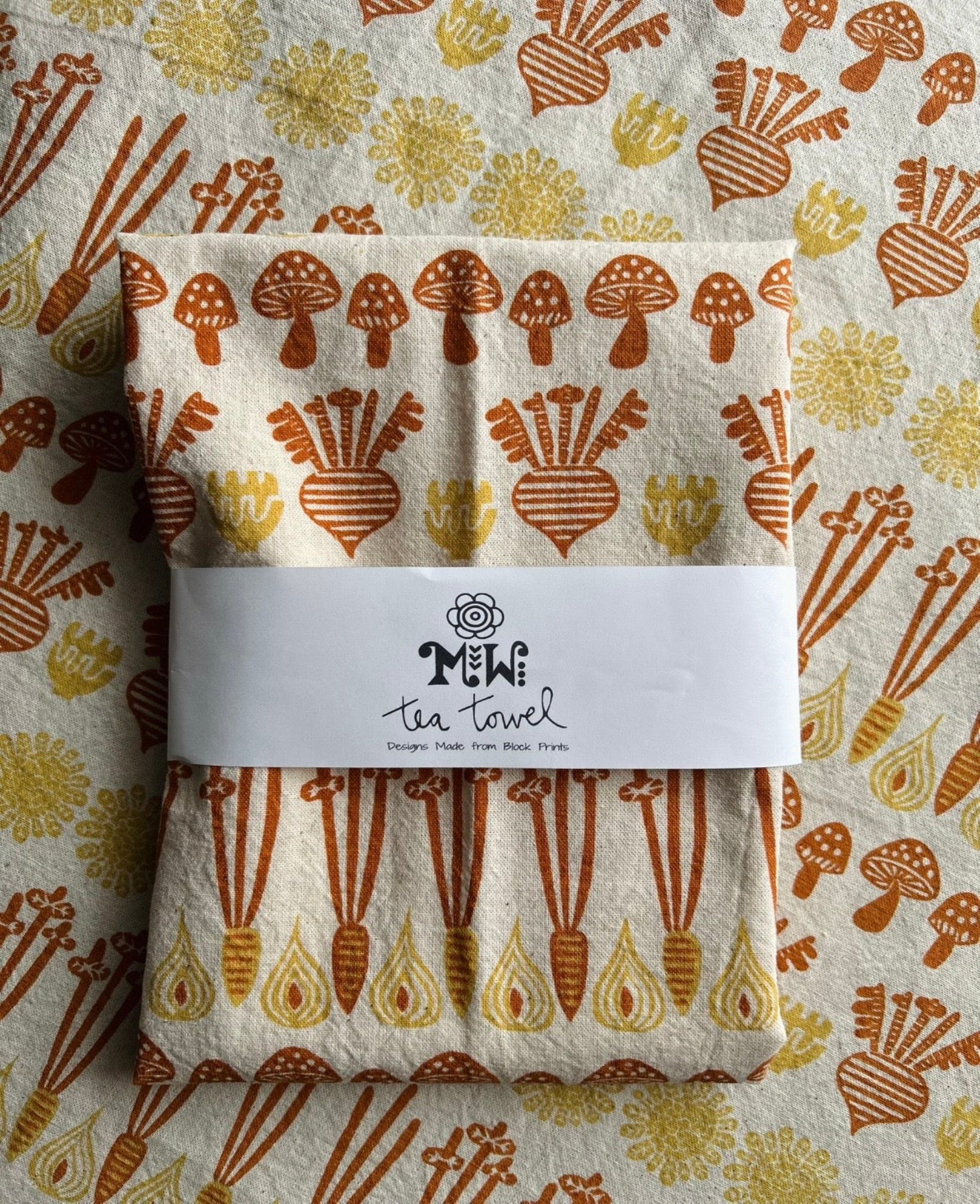Tea Towel - Veggie Garden – Meredith Winn Studio