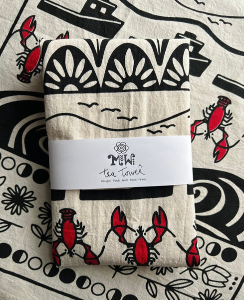 Tea Towel - Day in Maine