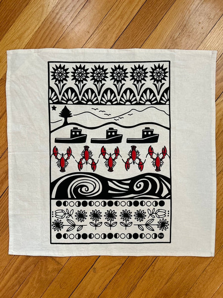 Tea Towel - Day in Maine