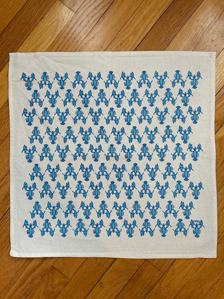 Tea Towel - Blue Lobsters