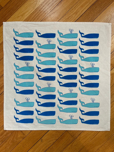 Tea Towel - Whales