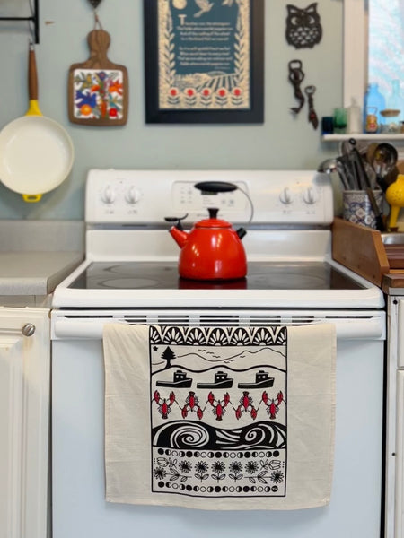 Tea Towel - Day in Maine