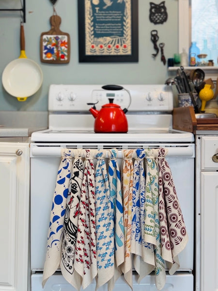 Tea Towel - Blue Lobsters