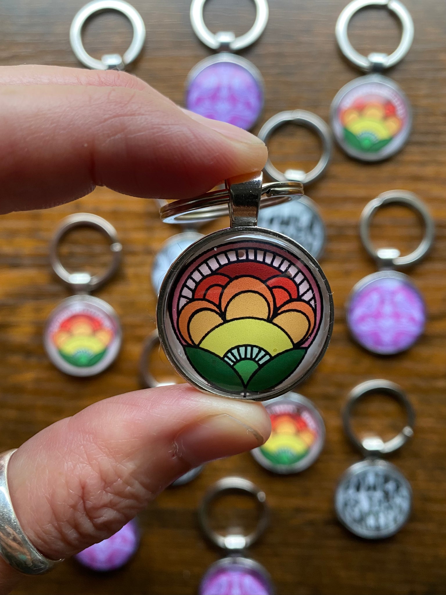 Keychains (four design choices)