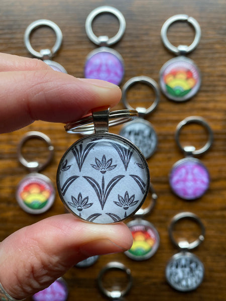 Keychains (four design choices)