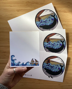 Note Pad - whale song