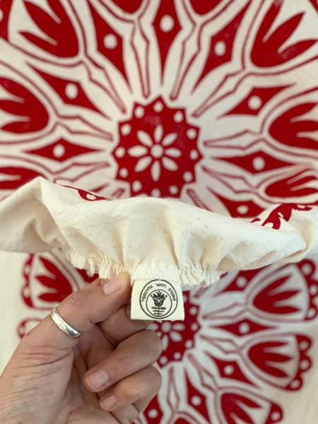 Cloth Dish Cover - Tulip (extra large 13")