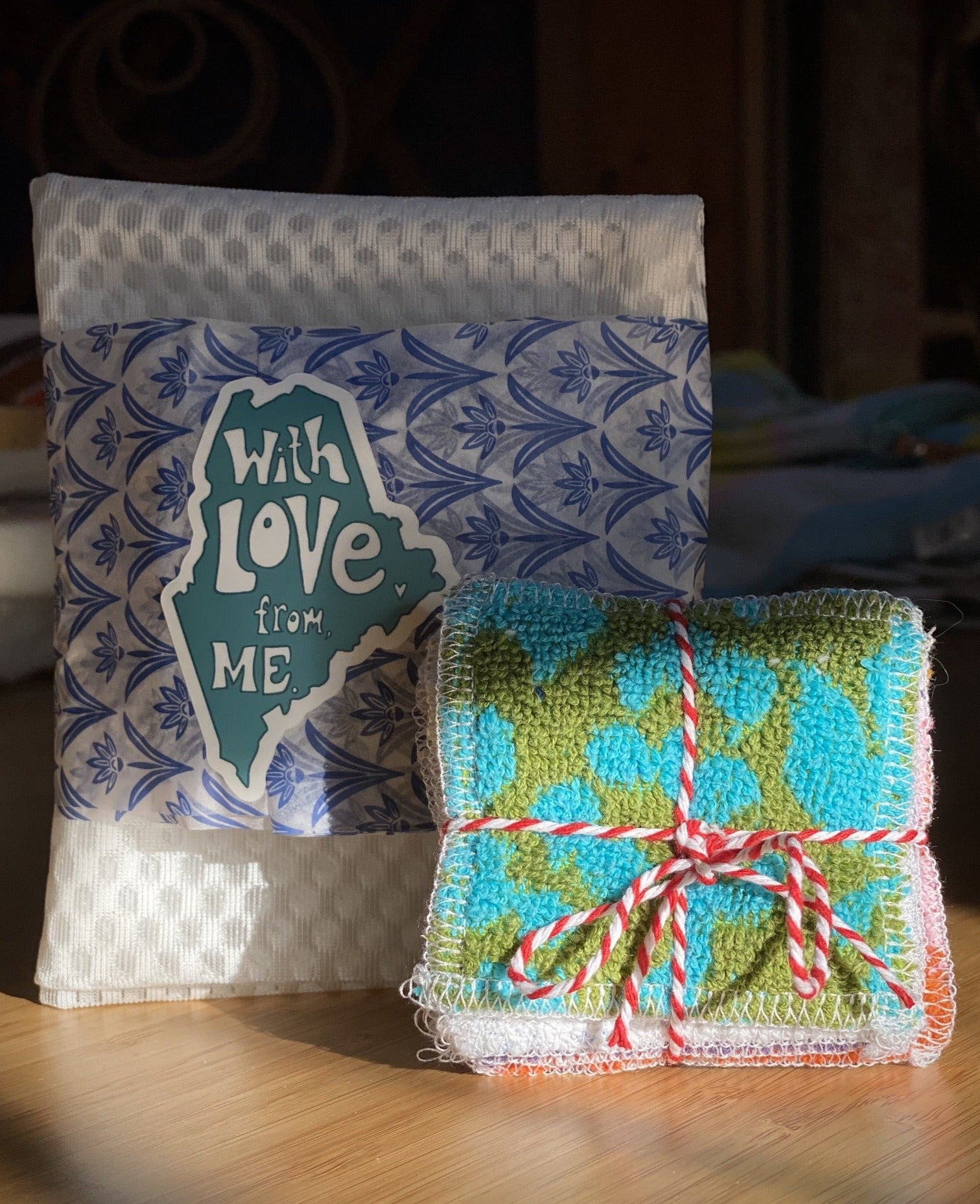 reusable terry face pads - set of 10 w/delicates bag