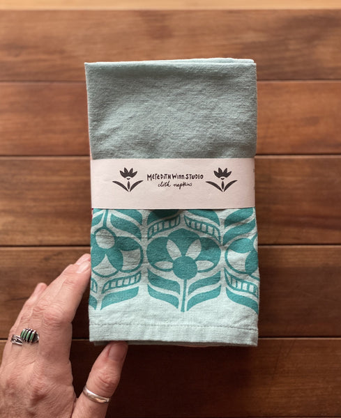 Linen Cloth Napkins (two different designs)