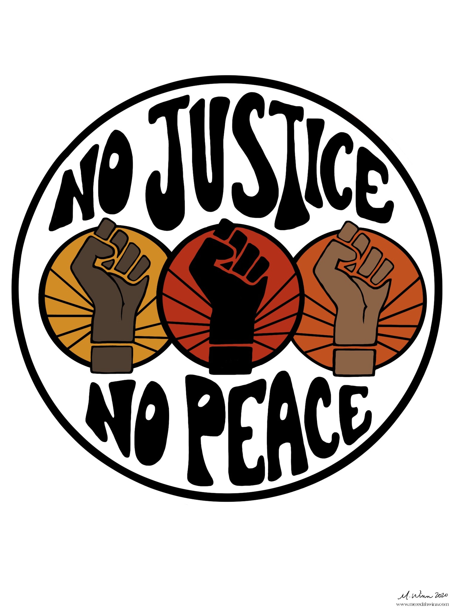 No Justice No Peace - FREE downloadable art